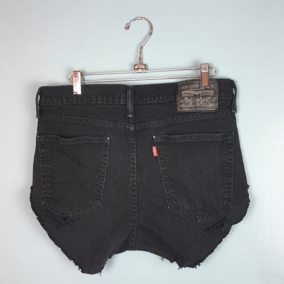 Levi Black Cutoffs - Picture 3 of 7